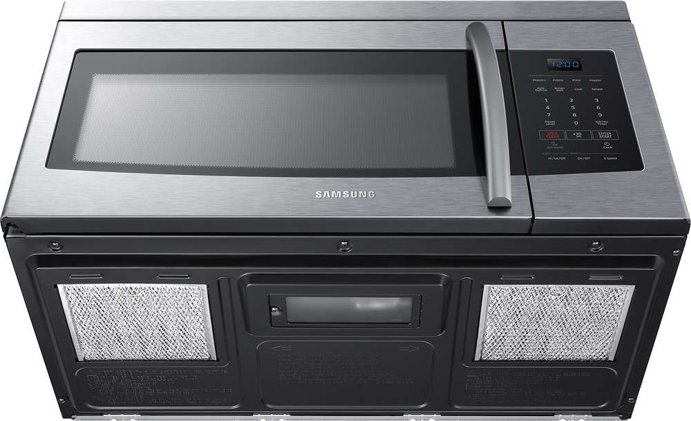 Samsung – 1.6 Cu. Ft. Over-the-Range Microwave – Stainless steel – Made