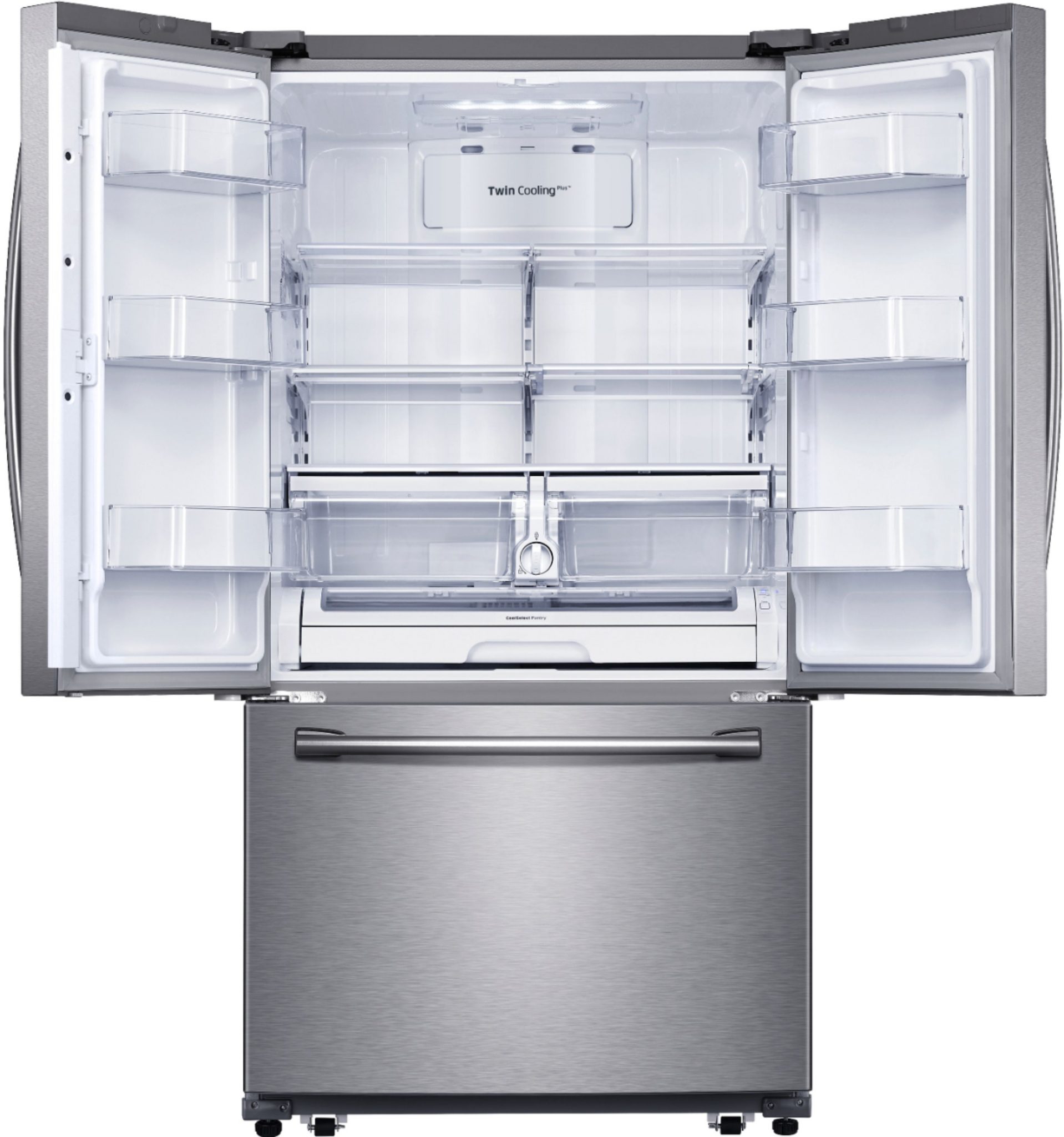 Samsung – 25.1 Cu. Ft. French Door Refrigerator with Family Hub