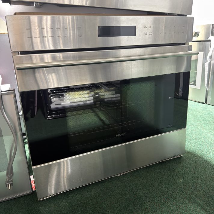 Wolf E Series 30 Inch Single Smart Electric Wall Oven with True Convection