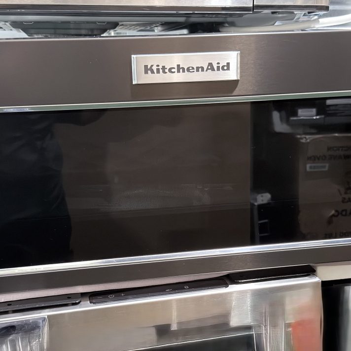 KitchenAid* 1.1 Cu. Ft. Over-the-Range Microwave with Sensor Cooking - Black Stainless Steel