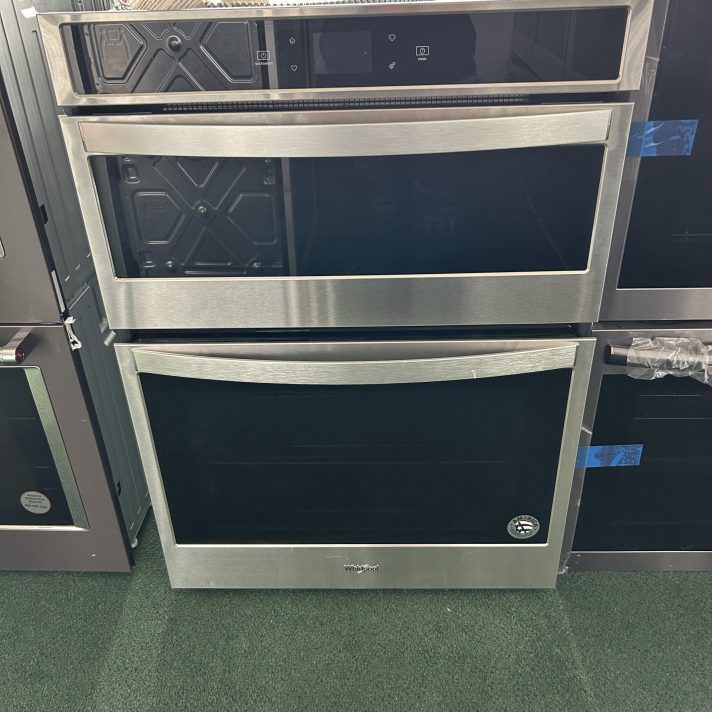 Whirlpool* 30" Single Electric Wall Oven with Built-In Microwave - Stainless Steel