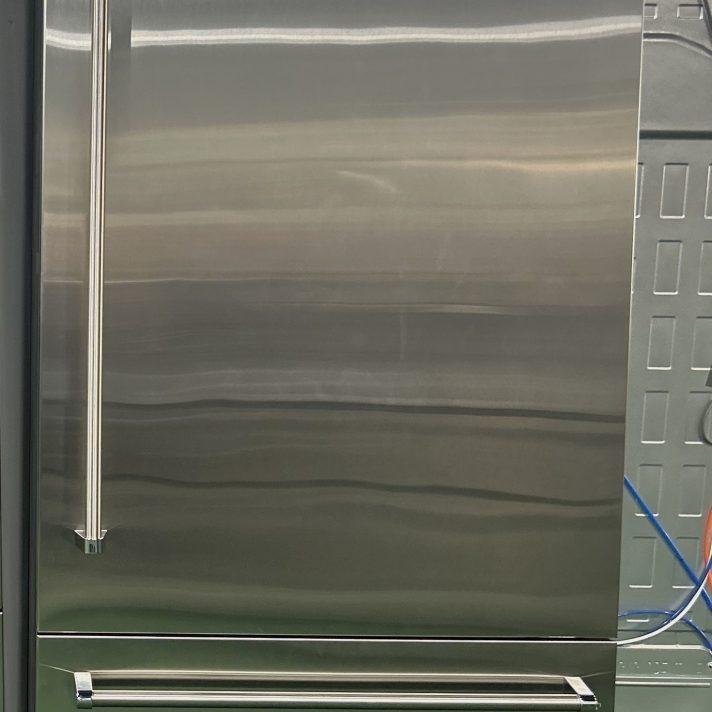 BlueStar- 36 Inch Built-In Bottom Mount Refrigerator with Ice Maker: left Hinge with Stainless Steel Finish