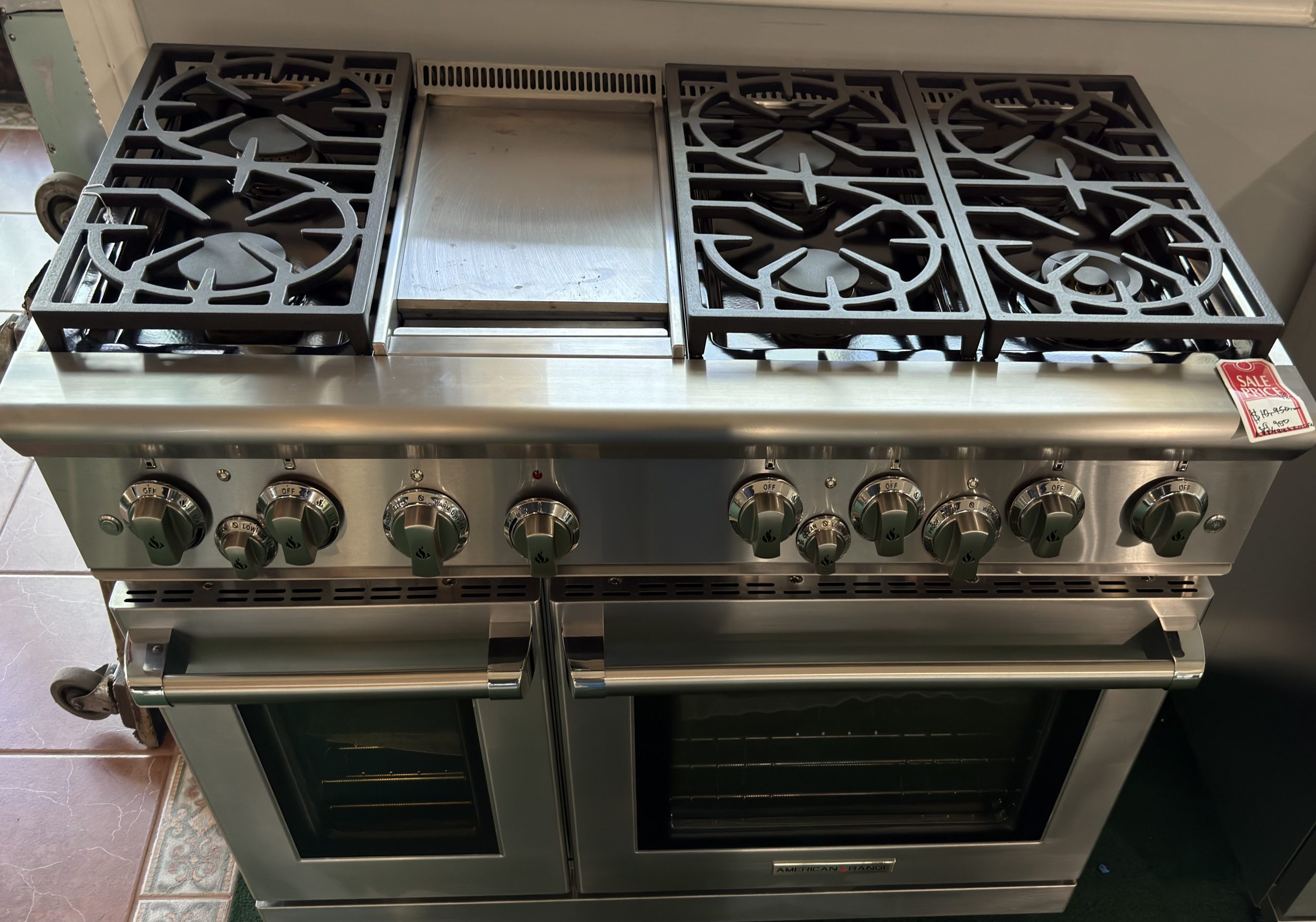 American Range- Heritage Classic Series 48" Range with 6 Burners and Center Griddle - Image 2