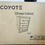 Coyote C3DC 19 Inch 3 Drawer Cabinet- Stainless Steel