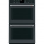 Café™ 30" Smart Double Wall Oven with Convection Matte Black / Brushed Stainless