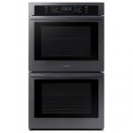 Samsung 30'' Wi-Fi Connected Double Electric Wall Oven in Black Stainless Steel