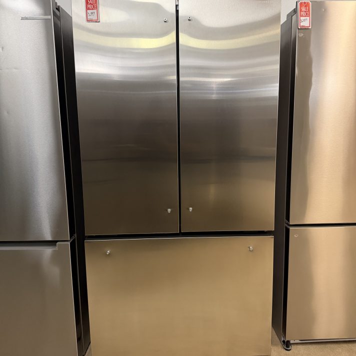 Monogram - 23.1 Cu. Ft. French Door Counter-Depth Refrigerator with TwinChill Evaporators - Stainless Steel