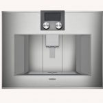 GAGGENAU- 400 series fully automatic coffee machine Stainless Steel-backed Full Glass Door, fixed water connection