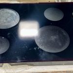 FRIGIDAIRE- 30" Smoothtop Electric Cooktop with Radiant Ribbon Elements & Removable Control Knobs: Black on Black (AS IS)