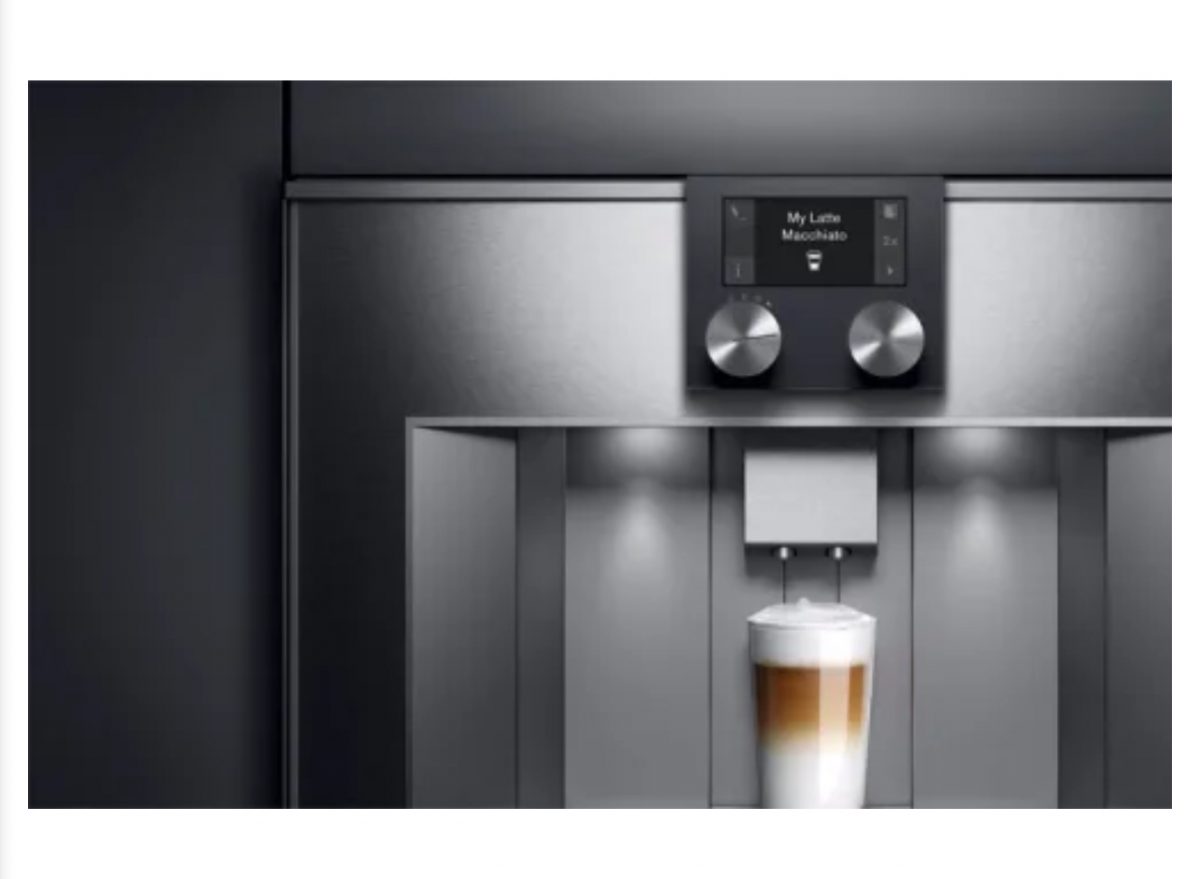 GAGGENAU- 400 series fully automatic coffee machine Stainless Steel-backed Full Glass Door, fixed water connection - Image 2