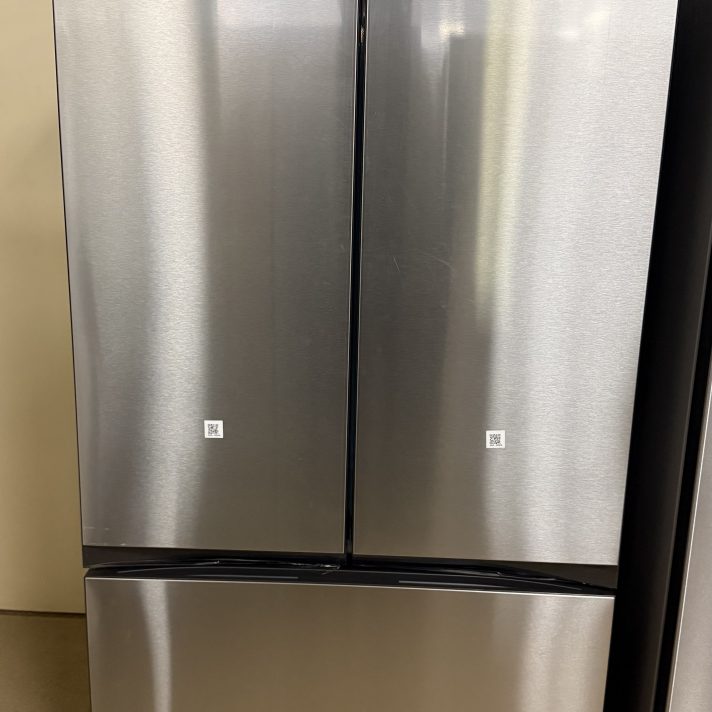 Samsung - BESPOKE 30 cu. ft. 3-Door French Door Smart Refrigerator with AutoFill Water Pitcher - Stainless Steel