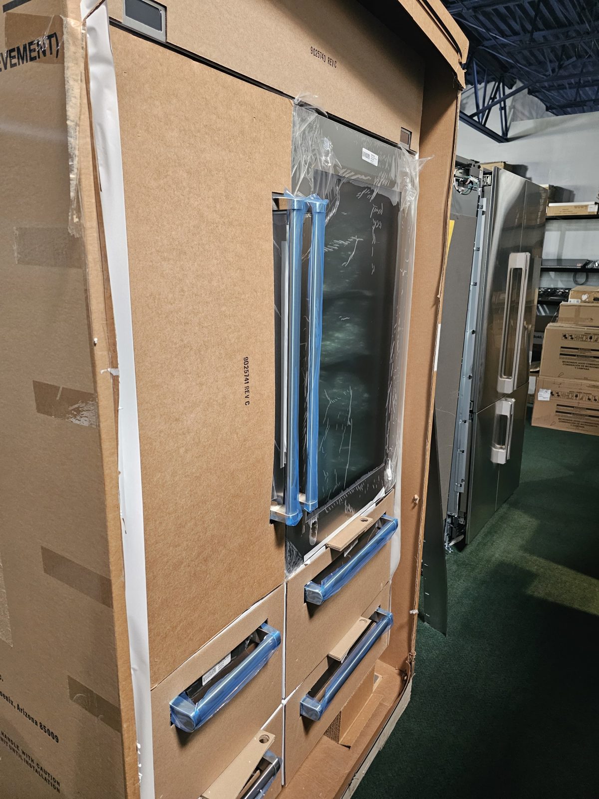 SUB-ZERO 48" PRO Refrigerator/Freezer with Glass Door Stainless steel - Image 2