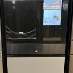 Samsung - Open Box BESPOKE 23 cu. ft. 4-Door French Door Counter Depth Smart Refrigerator with Beverage Center - Custom Panel Ready