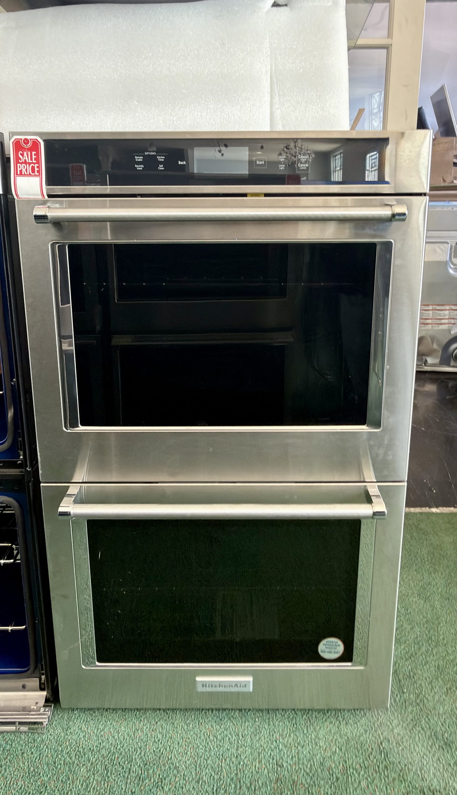 KitchenAid* Smart Oven+ 30" Built-In Double Electric Convection Wall Oven - Stainless Steel