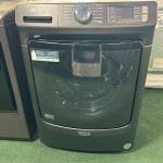 MAYTAG- Front Load Washer with Extra Power and 16-Hr Fresh Hold® option - 4.8 cu. ft. Volcano Black