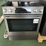 Bosch 800 Series 30" Black Stainless Steel Slide In Electric Range- Black