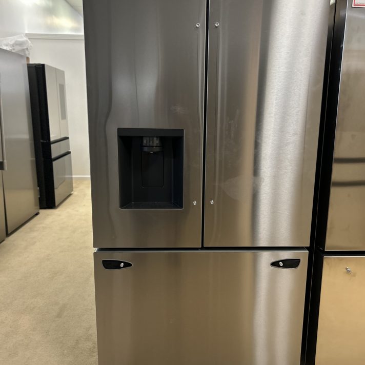 LG - Counter-Depth MAX 25.5 Cu. Ft. French Door Smart Refrigerator with Dual Ice - PrintProof Stainless Steel