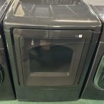 Samsung - 7.4 Cu. Ft. Smart Electric Dryer with Sensor Dry - Black