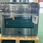 Bertazzoni - 36" Master Series range - Dual Fuel - 5 aluminum burners - Stainless Steel