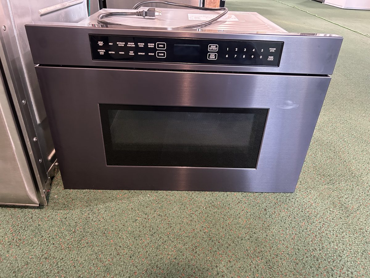 Dacor - 24" 1.2 Cu. Ft. Built-In Microwave Drawer with Multi-Sequence Cooking and Smart Moisture Sensor -Black stainless steel - Image 2
