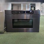Dacor - 24" 1.2 Cu. Ft. Built-In Microwave Drawer with Multi-Sequence Cooking and Smart Moisture Sensor -Black stainless steel