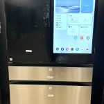 Samsung - Bespoke 23 cu. ft. Counter Depth 4-Door French Door Refrigerator with AI Family Hub™+ & AI Vision Inside