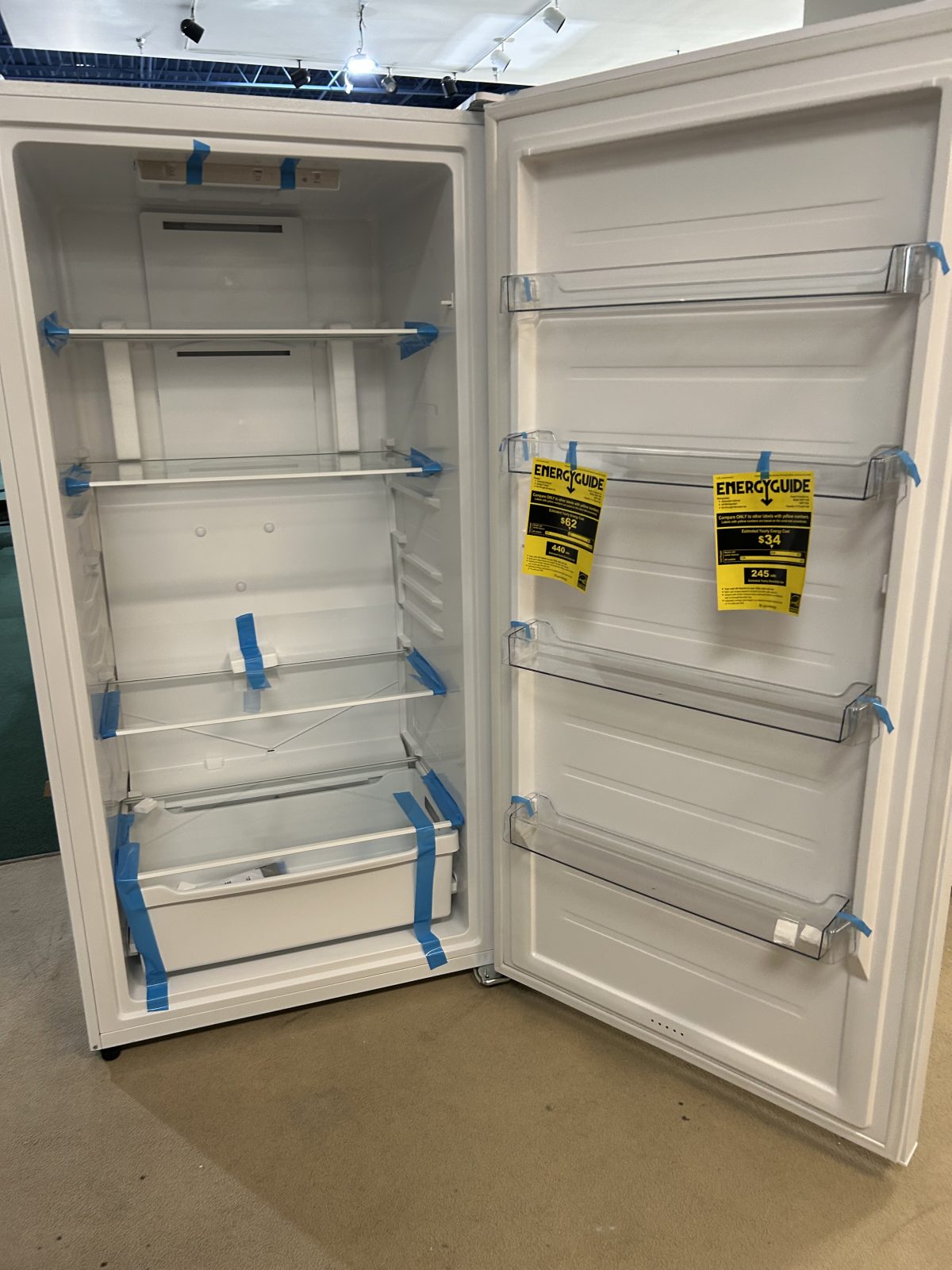 Woods 17.4 cu. ft. Convertible Upright Freezer in White - Image 2