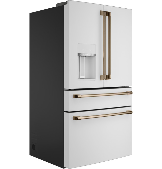 CAFÉ™ ENERGY STAR® 27.8 Cu. Ft. Smart 4-Door French-Door RefrigeratorCustomizable - Matte White