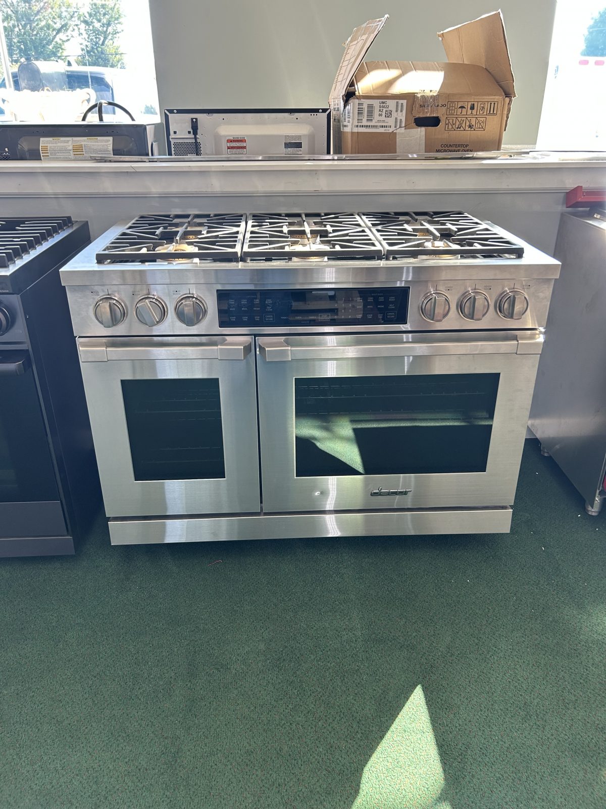Dacor 48 Inch Wide 8 Cu. Ft. Professional Pro Slide-In Dual Fuel - LP Gas