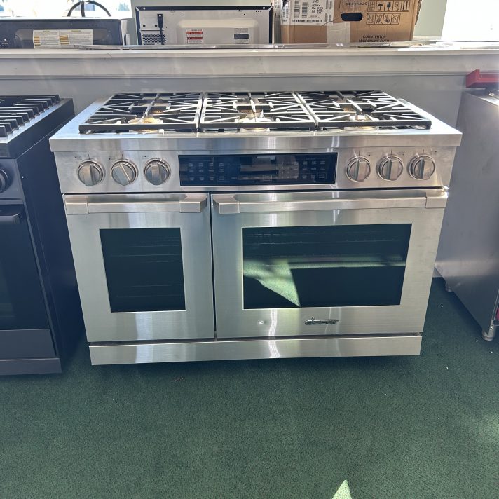 Dacor 48 Inch Wide 8 Cu. Ft. Professional Pro Slide-In Dual Fuel - LP Gas