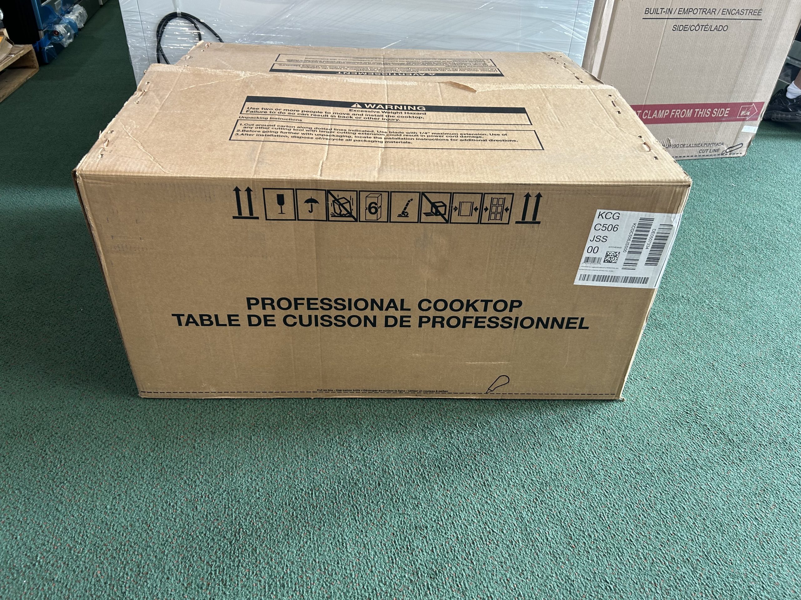 KitchenAid - Commercial-Style 36" Built-In Gas Cooktop - Stainless Steel - Image 4