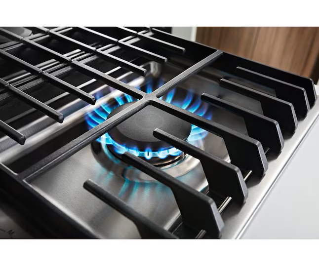 KitchenAid 36 Inch Gas Downdraft Cooktop with 5 Burners, Downdraft Ventilation, Professional Burner - Image 4