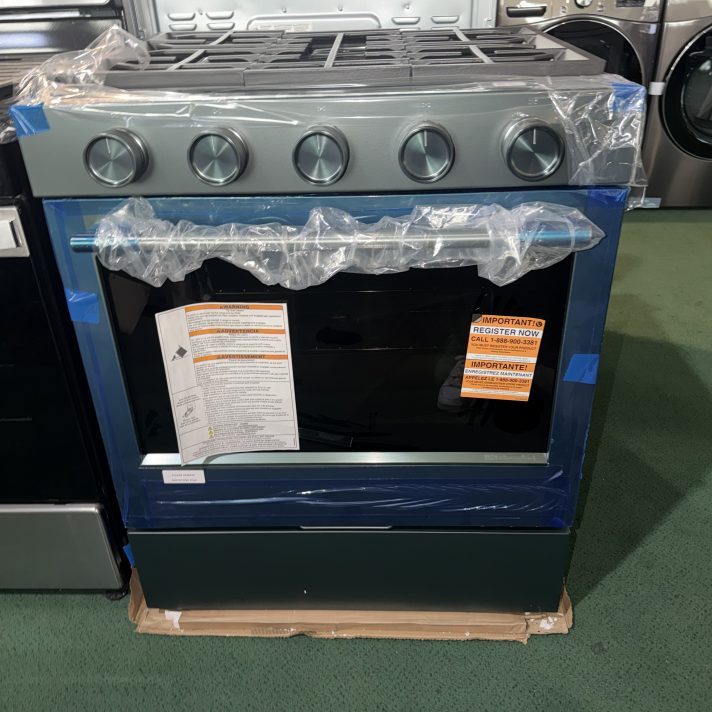 KitchenAid - 5.0 Cu. Ft. Slide-In Gas True Convection Range with Self Clean, Steam Clean, and 2-in-1 Burner - Juniper