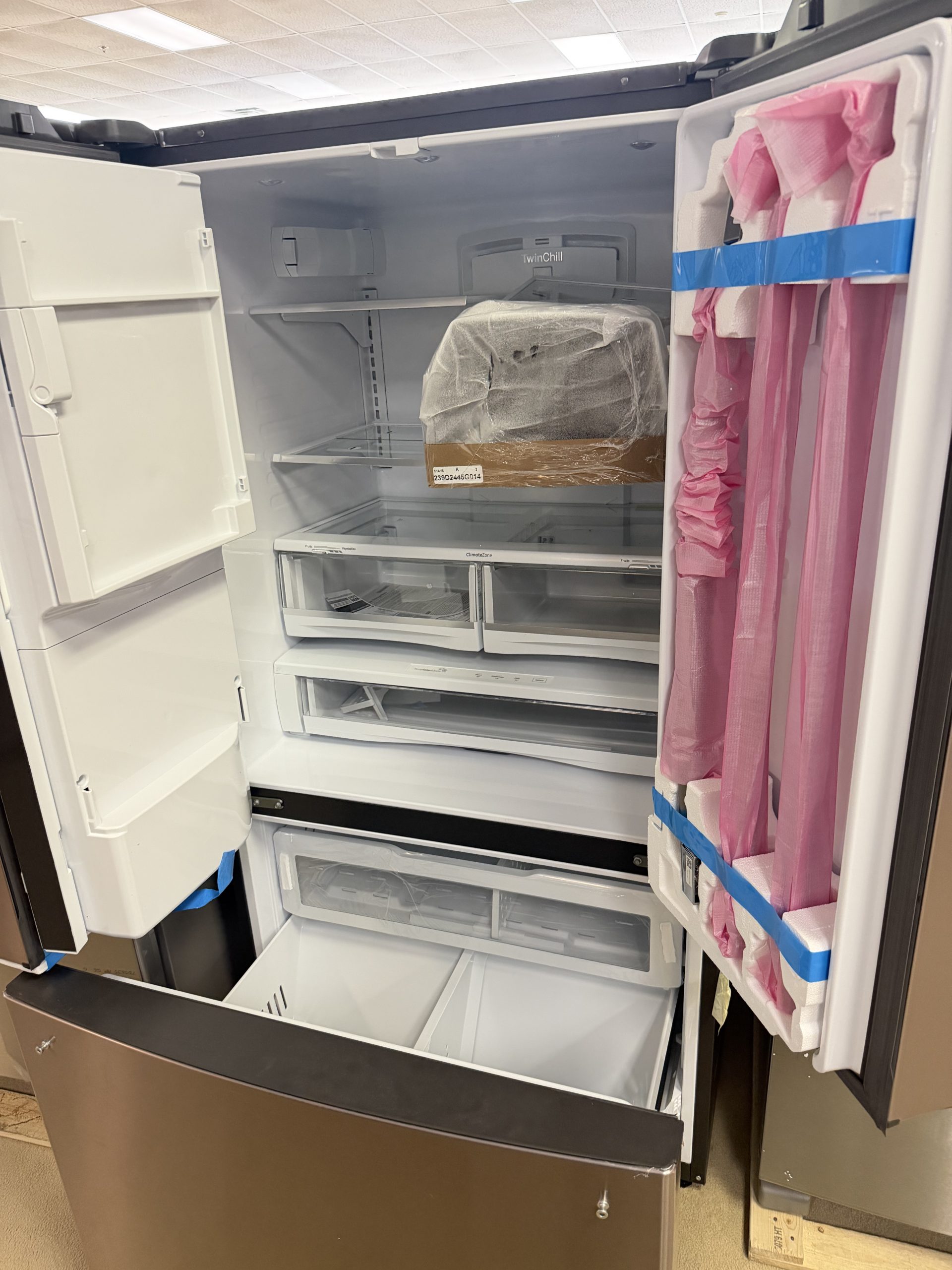 GE Profile - 27.7 Cu. Ft. French-Door Refrigerator with Hands-Free AutoFill - Stainless Steel - Image 2