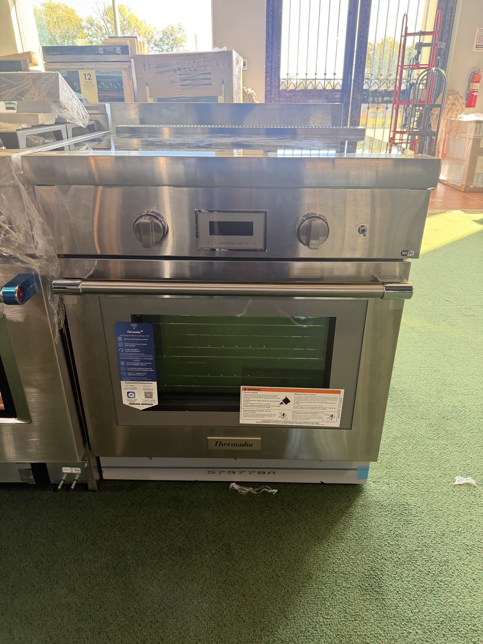 Thermador - Pro Harmony Liberty 30" Freestanding Electric Induction True Convection Range with WiFi - Stainless Steel