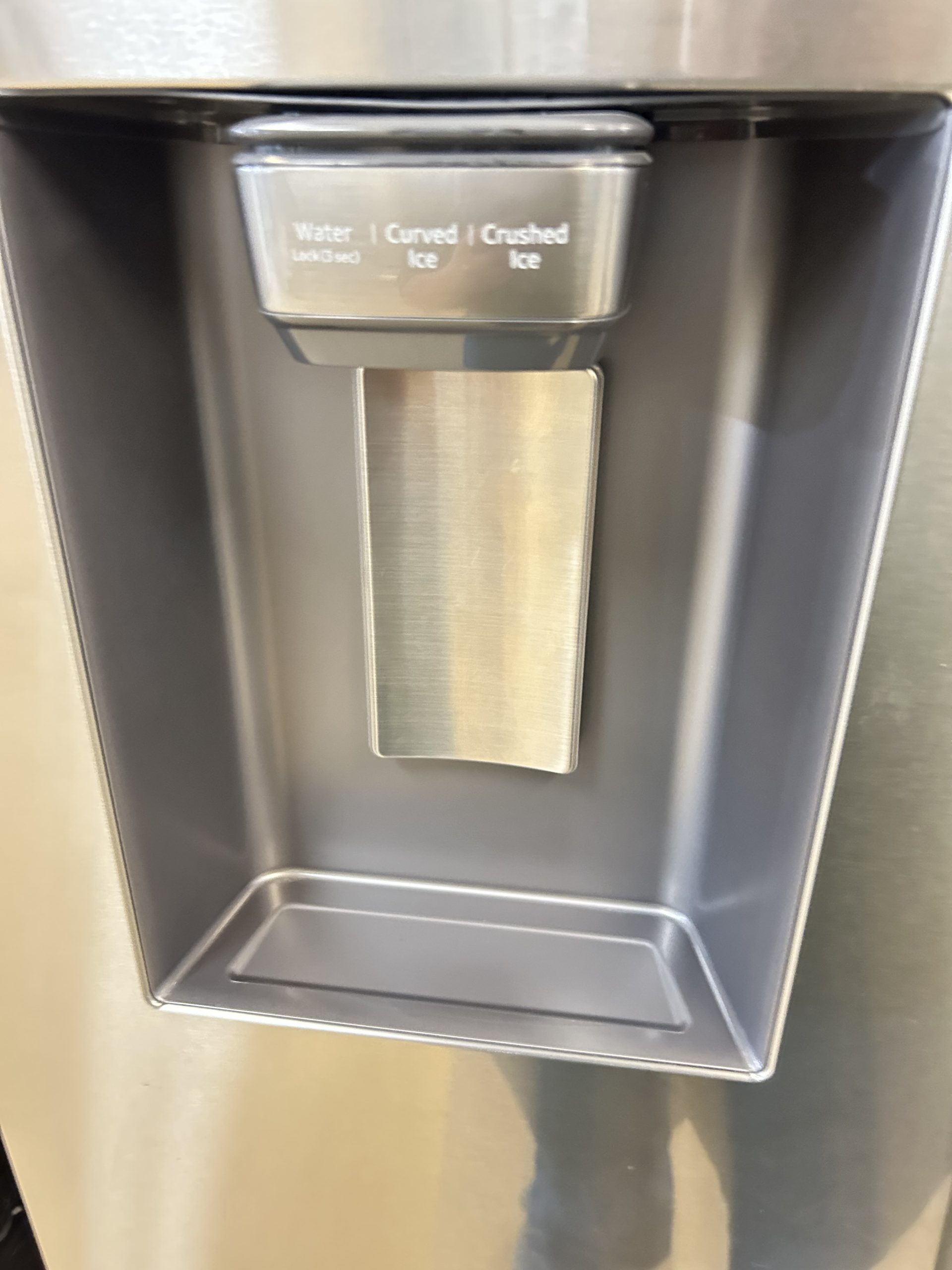 Samsung - 25 cu. ft. 4-Door French Door Counter Depth Smart Refrigerator with Four Types of Ice - Stainless Steel - Image 4