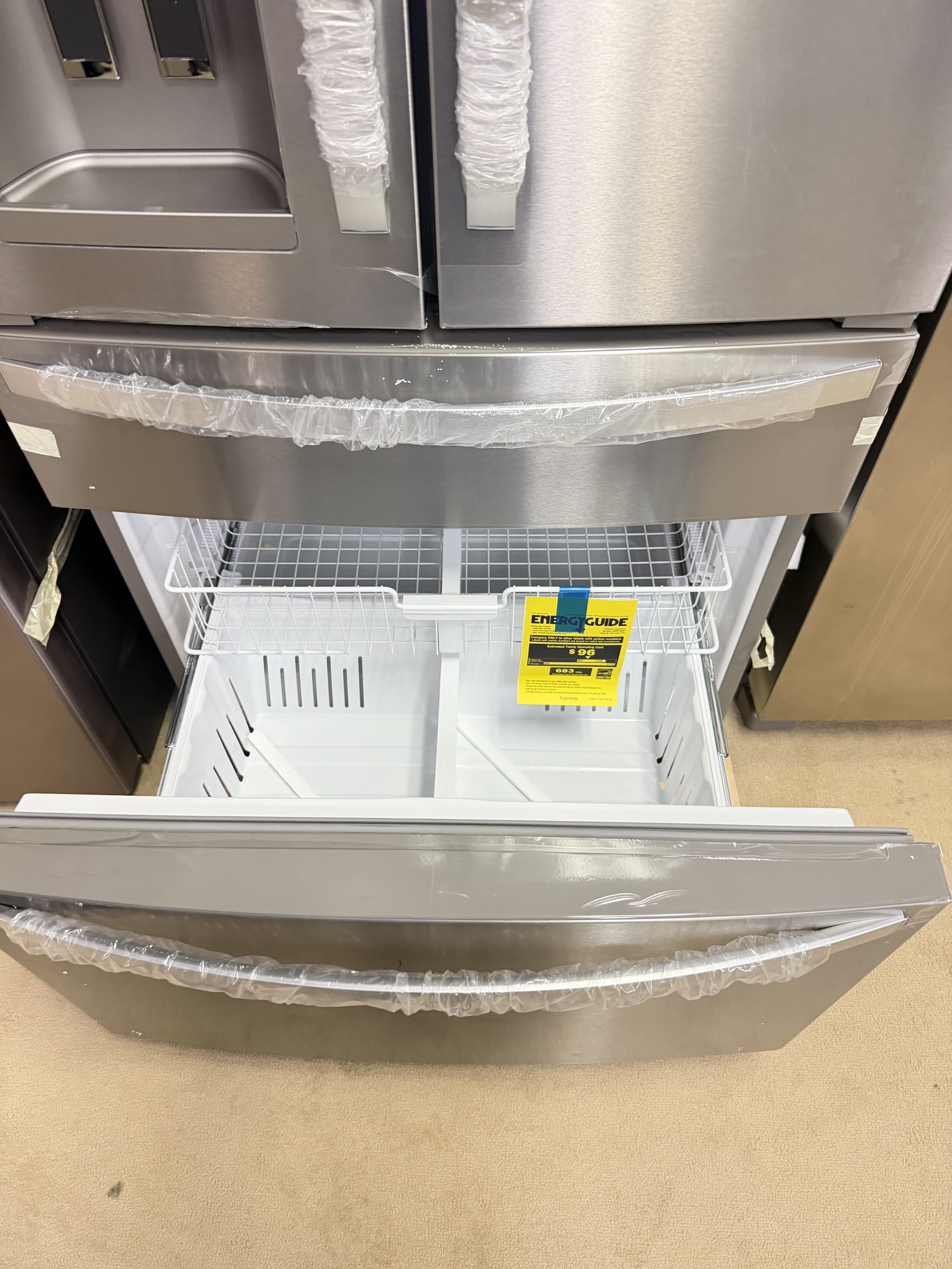 Whirlpool - 24.5 Cu. Ft. French Door Built-in Refrigerator with Two-Tier Freezer Storage - Stainless Steel - Image 4