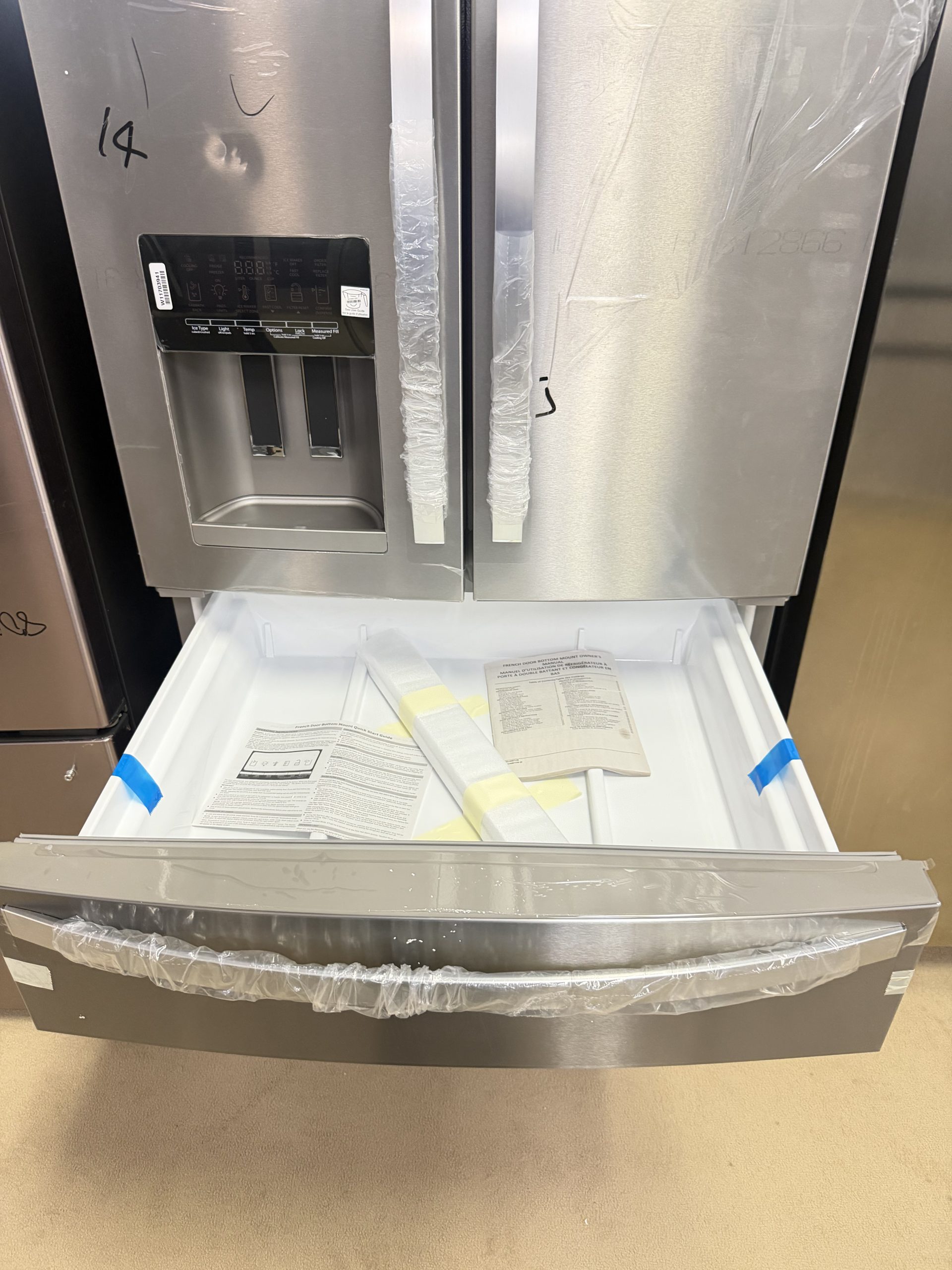 Whirlpool - 24.5 Cu. Ft. French Door Built-in Refrigerator with Two-Tier Freezer Storage - Stainless Steel - Image 3