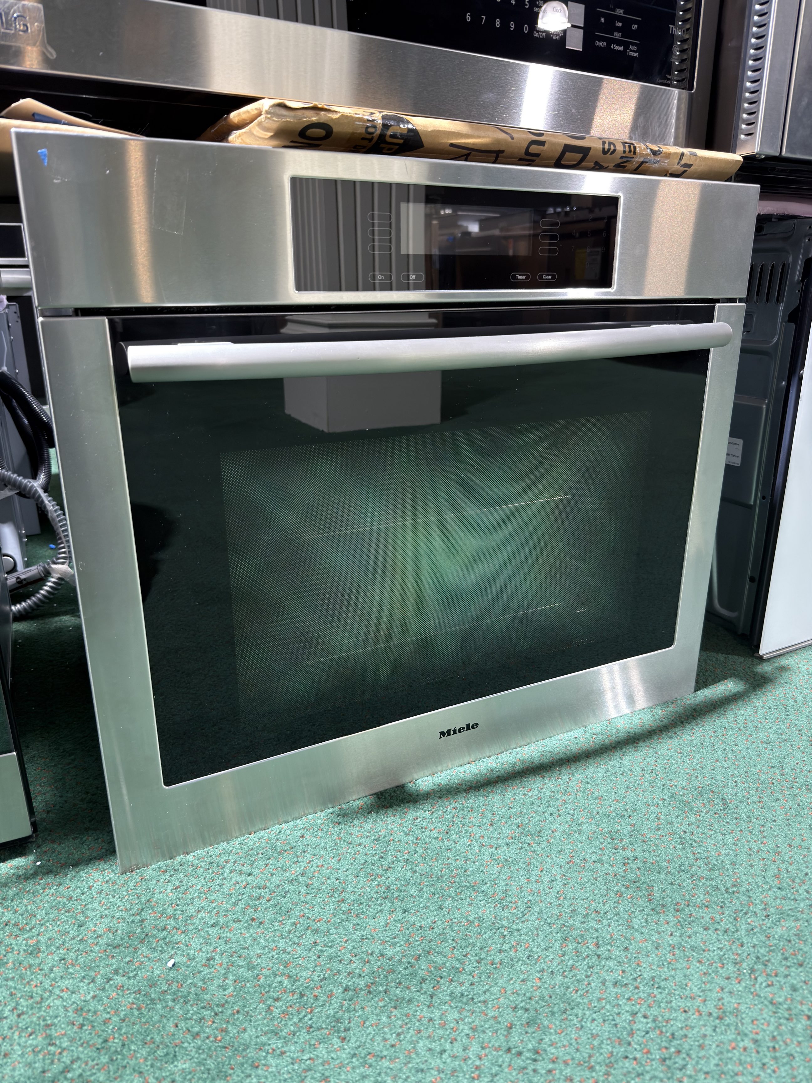 Miele- 28″ Single Electric Wall Oven Stainless 208V with Navitronic ...