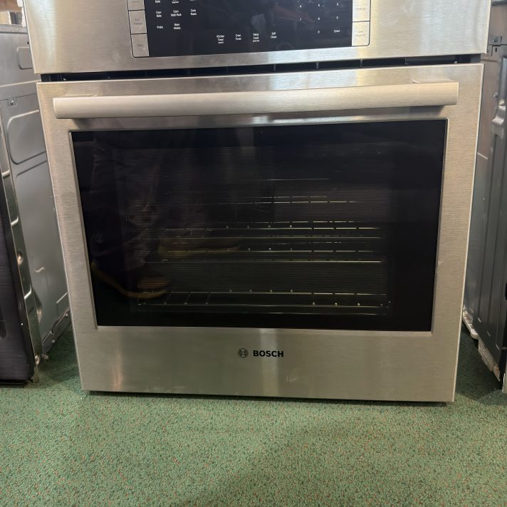 Bosch - 800 Series 27" 3.9 Cu. Ft. Built-In Single Electric True Convection Wall Oven - Stainless Steel