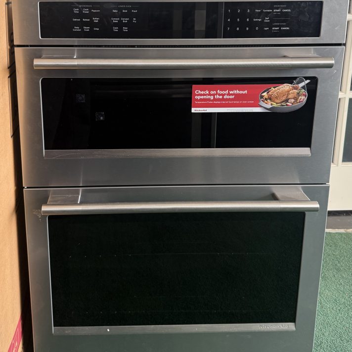 KitchenAid 30 Inch Double Combination Electric Wall Oven