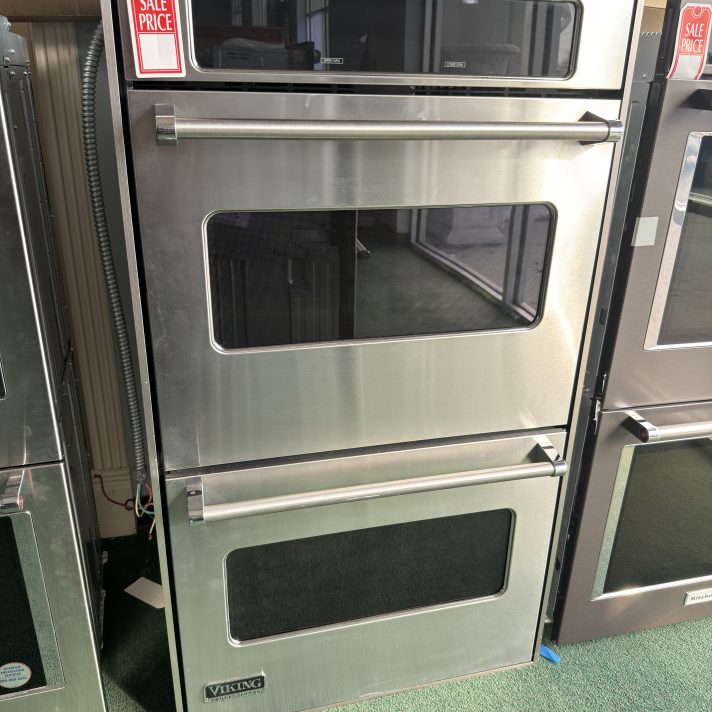 VIKING-30 Inch Double Electric Wall Oven ouch Control Panel: Stainless Steel