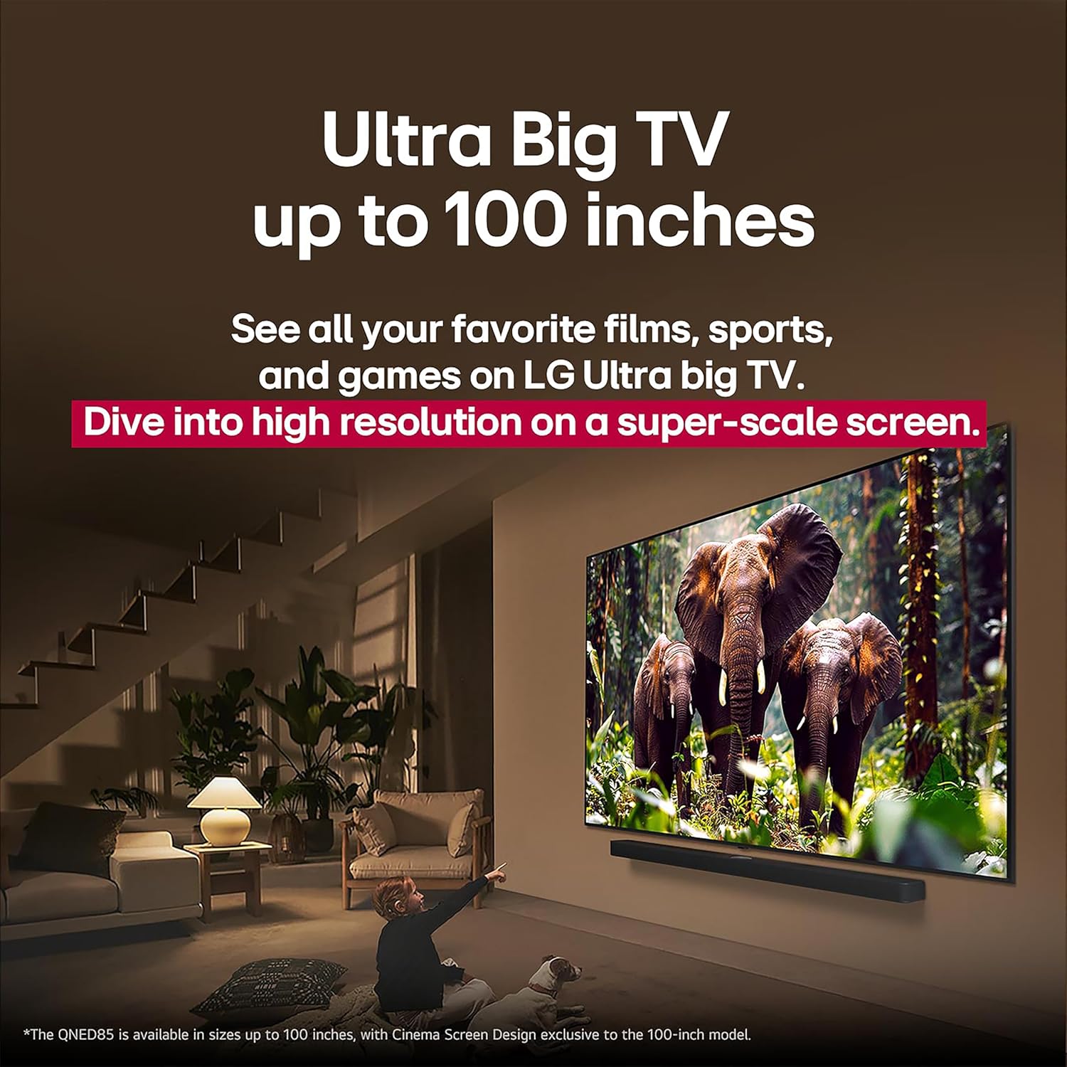 LG - 100" Class 85A Series QNED evo AI MiniLED 4K UHD Smart webOS TV (2025) - Image 4