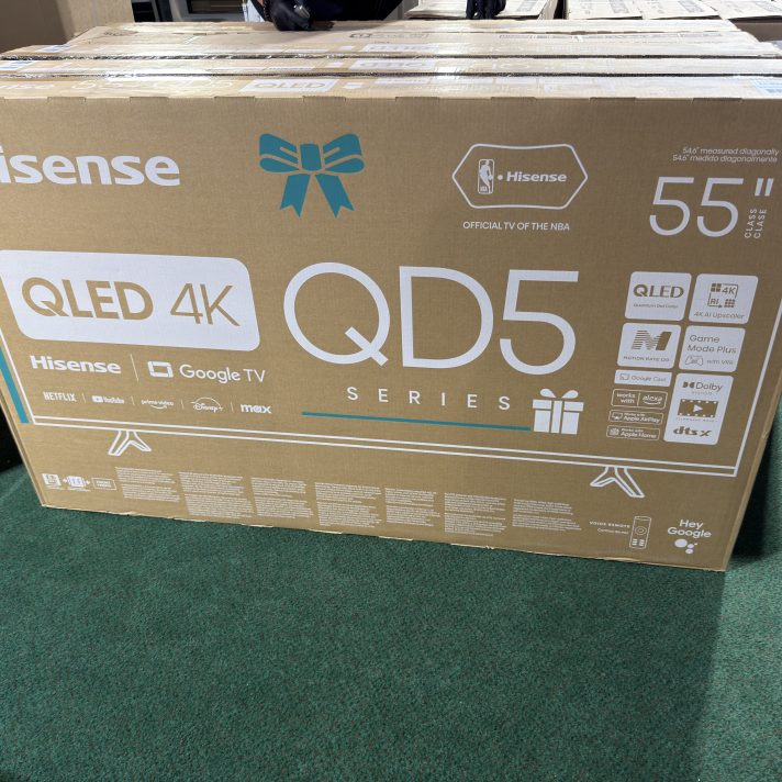 Hisense - 55" Class QD5 Series QLED 4K UHD Smart Google TV (2024)