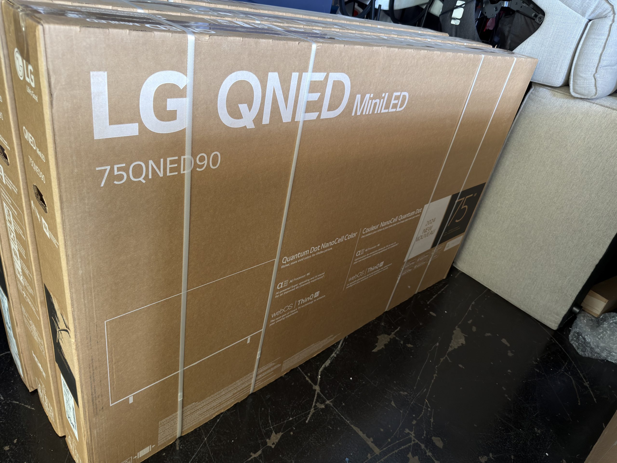 LG - 75" Class 90 Series QNED MiniLED 4K UHD Smart webOS TV (2024)