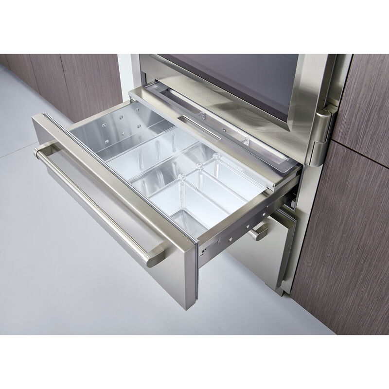 Sub-Zero 36" PRO Refrigerator/Freezer Glass Door -Stainless Steel - Image 6