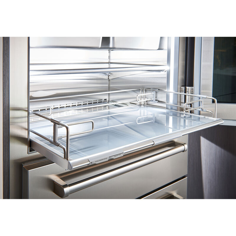 Sub-Zero 36" PRO Refrigerator/Freezer Glass Door -Stainless Steel - Image 5