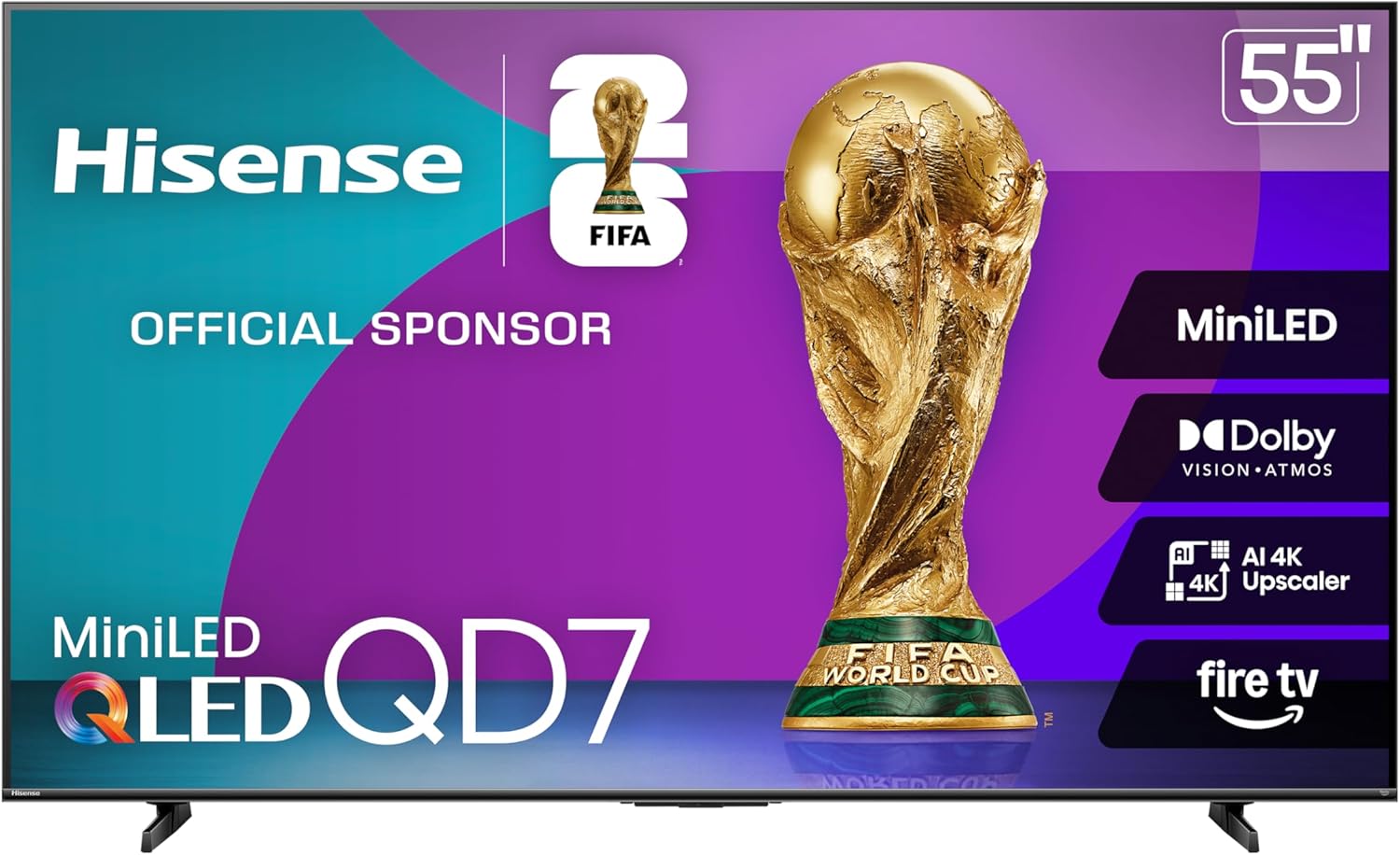 Hisense - 55" Class QD5 Series QLED 4K UHD Smart Google TV (2024) - Image 2