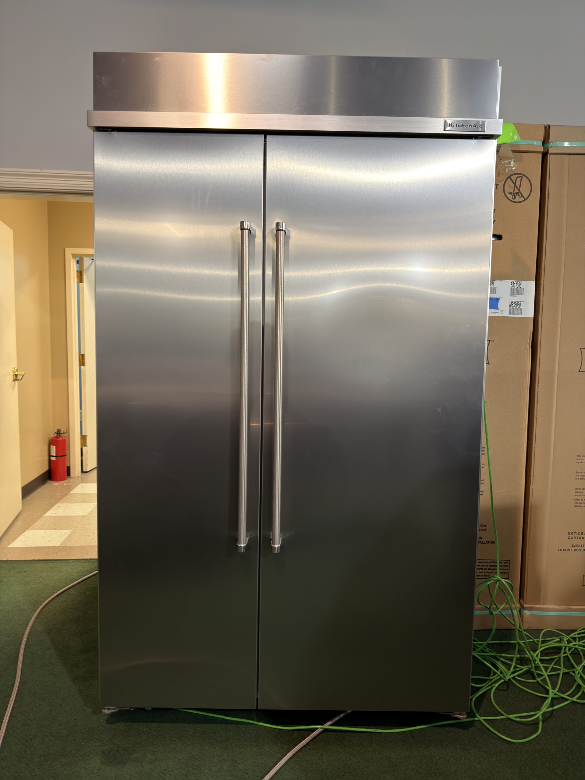 KitchenAid Professional 30 Cu. Ft. 48" Built-In Side-by-Side Refrigerator with PrintShield™ Finish - Image 2