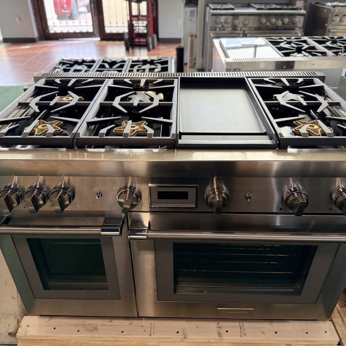 Thermador - Pro Harmony 6.8 Cu. Ft. Freestanding Double Oven Dual Fuel Convection Range with Wifi - Stainless Steel